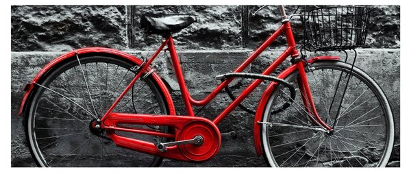 Obraz - Historický bicykel (120x50 cm)
