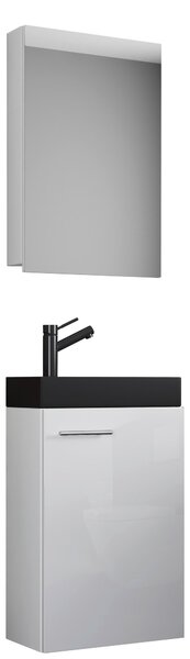 HOSŤOVSKÁ KÚPEĽŇA, biela, 41 cm MID.YOU - Kúpeľňové skrinky, Online Only