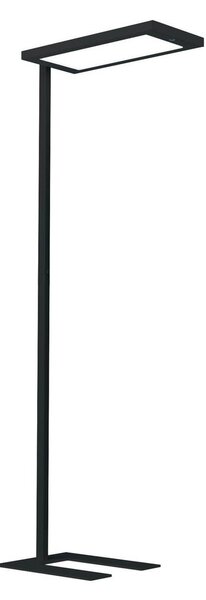 Waldmann LED stojacia lampa Lavigo Core DPS 12500/840/R/G1 čierna, senzor, Čierna, Pracovňa / Kancelária, kov, Moderný, Zemné bodové svetlo