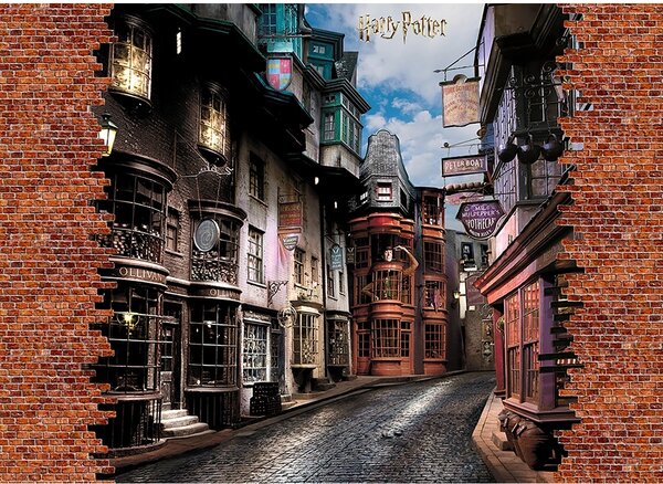 Detská fototapeta Harry Potter Diagon Alley 252 x 182 cm, 4 diely