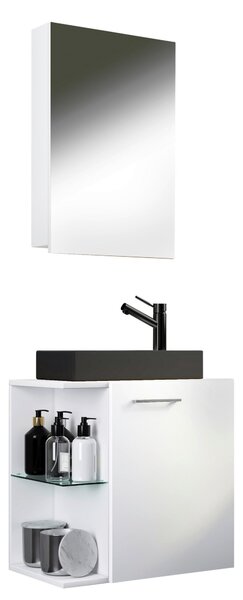 HOSŤOVSKÁ KÚPEĽŇA, biela, 52 cm MID.YOU - Kúpeľňové skrinky, Online Only