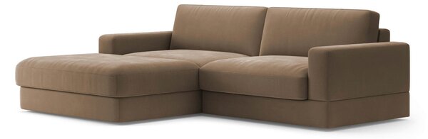 ROHOVÁ SEDAČKA, textil, hnedá Sit & More - Sedačky, Online Only