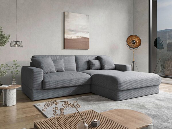 ROHOVÁ SEDAČKA, textil, sivá Sit & More - Sedačky, Online Only
