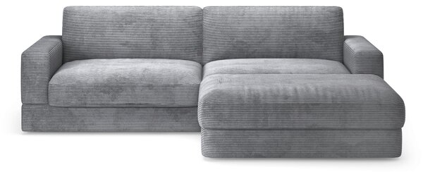 ROHOVÁ SEDAČKA, textil, sivá Sit & More - Sedačky, Online Only