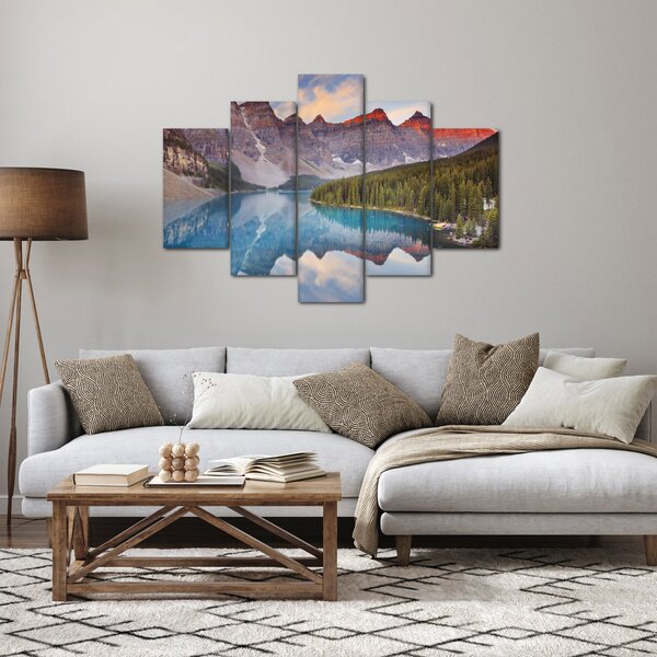 Obraz - Horská kanadská krajina (150x105 cm)