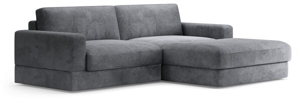 ROHOVÁ SEDAČKA, textil, sivá Sit & More - Sedačky, Online Only