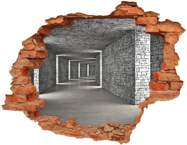 Diera 3D fototapeta na stenu Brick tunnel nd-c-73658635