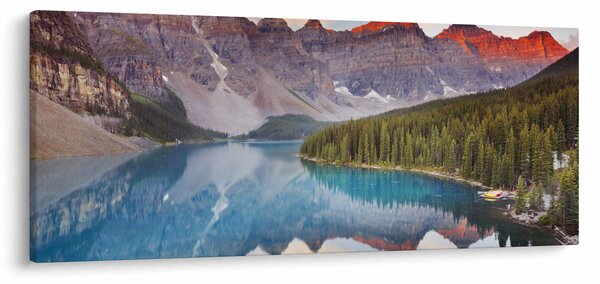 Obraz - Horská kanadská krajina (120x50 cm)