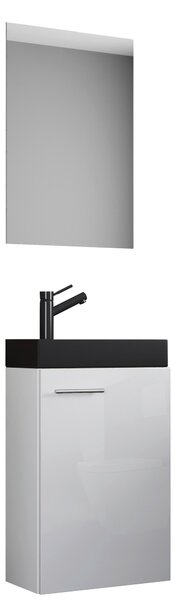 HOSŤOVSKÁ KÚPEĽŇA, biela, 41 cm MID.YOU - Kúpeľňové skrinky, Online Only