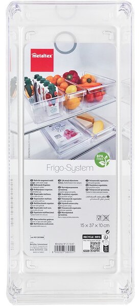 Plastový organizér do chladničky 37x15 cm – Metaltex
