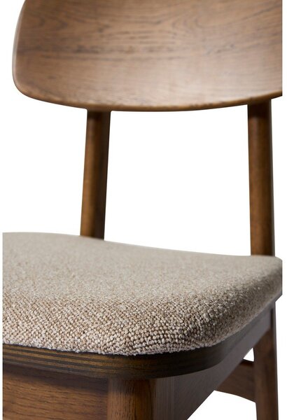 Hnedá jedálenská stolička Livo – Unique Furniture