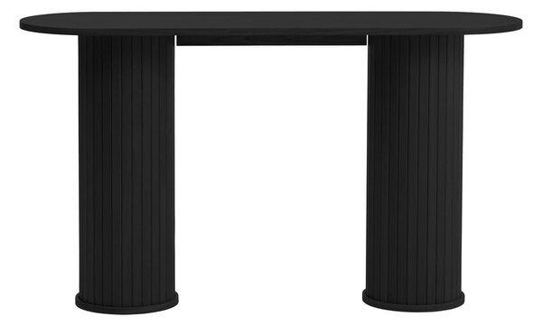 Čierny konzolový stolík 40x130 cm Nola – Unique Furniture