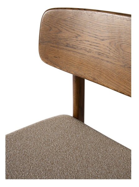 Hnedá jedálenská stolička Livo – Unique Furniture