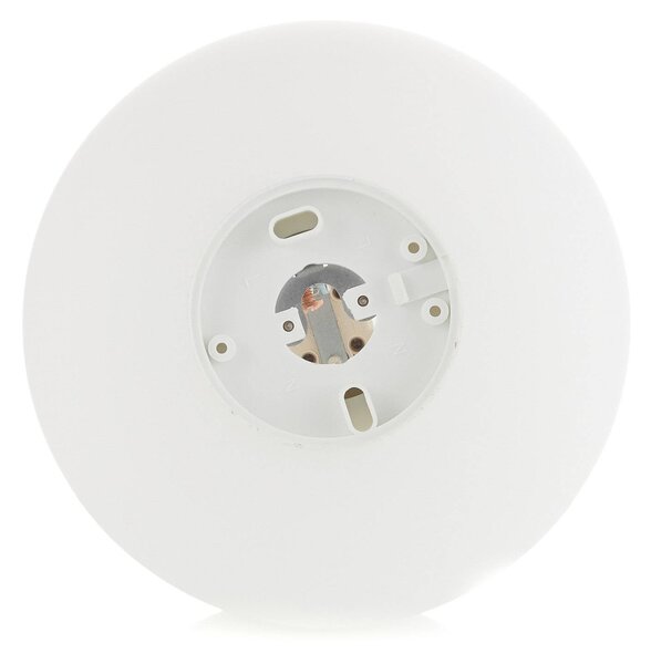 Fabbian Lumi Sfera nástenné svietidlo Ø 14 cm, Biela / opálová, Obývacia izba / jedáleň, Sklo, Dizajn, Guľa