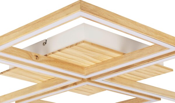 STROPNÉ LED SVIETIDLO, 75,5/75,5/5 cm Novel - Interiérové svietidlá