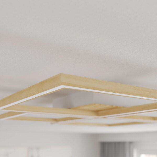 STROPNÉ LED SVIETIDLO, 75,5/75,5/5 cm Novel - Interiérové svietidlá