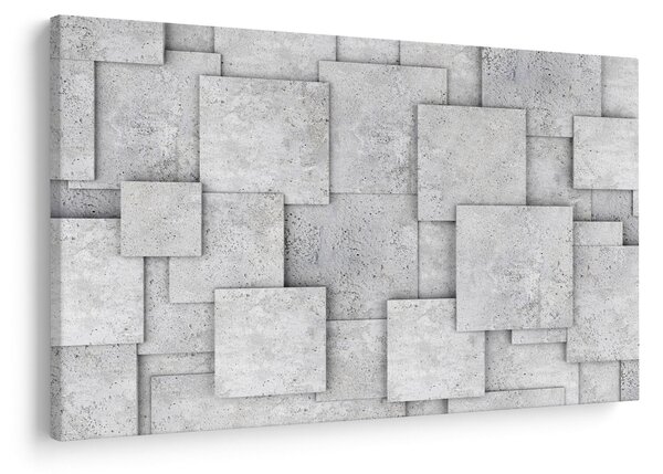 Obraz - Abstrakcia betónových kachličiek (90x60 cm)