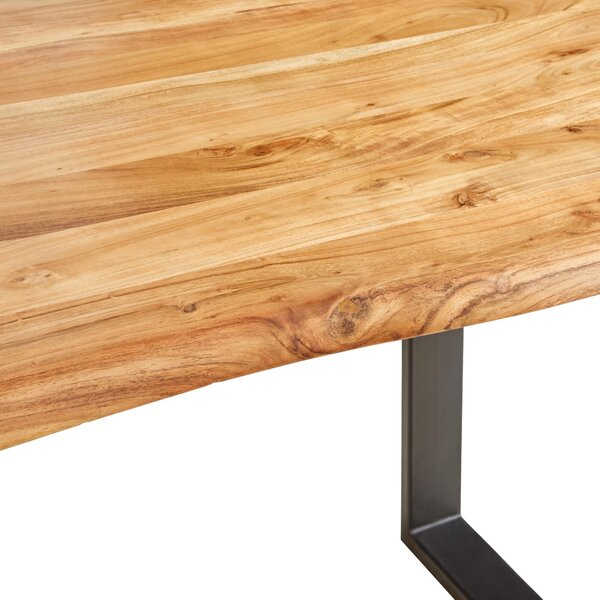 JEDÁLENSKÝ STÔL, akácia, čierna, farba akácie, 200/100/76 cm P & B - Online Only jedálne, Online Only