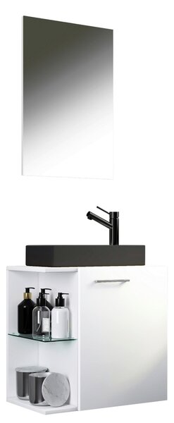 HOSŤOVSKÁ KÚPEĽŇA, biela, 52 cm MID.YOU - Kúpeľňové skrinky, Online Only