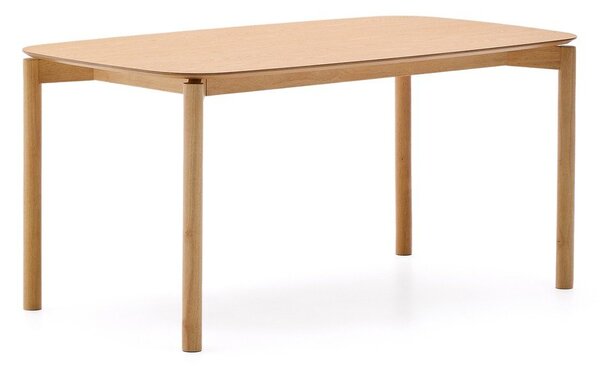 Jedálenský stôl v dekore jaseňa 90x160 cm Indara – Kave Home