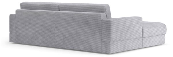 ROHOVÁ SEDAČKA, textil, strieborná Sit & More - Sedačky, Online Only
