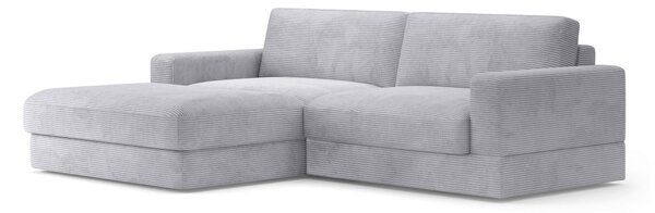 ROHOVÁ SEDAČKA, textil, strieborná Sit & More - Sedačky, Online Only