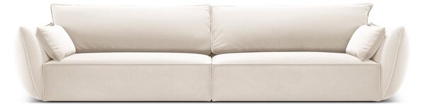 Béžová zamatová pohovka 248 cm Vanda – Mazzini Sofas