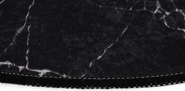 ASIR Kúpeľňová predložka MARBLE čierna biela 3 ks