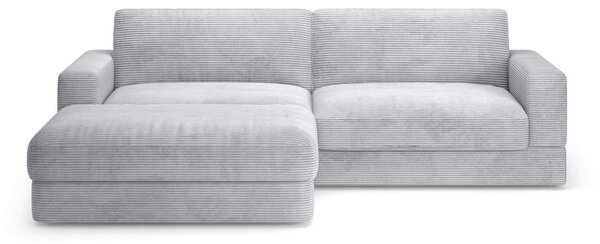 ROHOVÁ SEDAČKA, textil, strieborná Sit & More - Sedačky, Online Only