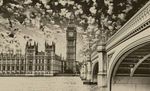 Fototapeta - Elizabeth Tower (152,5x104 cm)