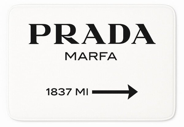 Biele zamatové kúpeľňové predložky v súprave 2 ks 60x100 cm Prada – Mila Home