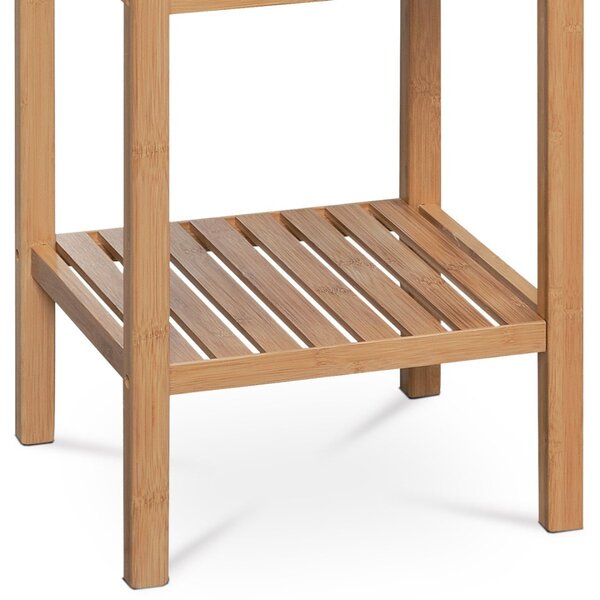 Autronic REGÁL - 4-policový - z masívneho bambusu - výška 110 cm