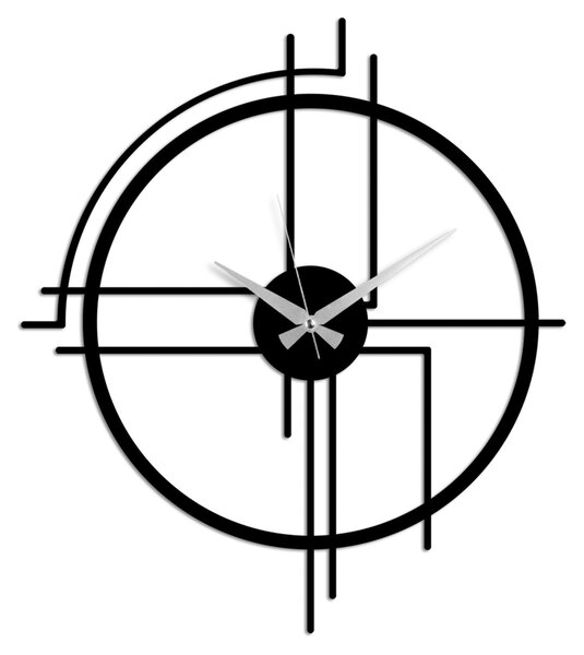 ASIR Nástenné hodiny kovové WHEEL čierne