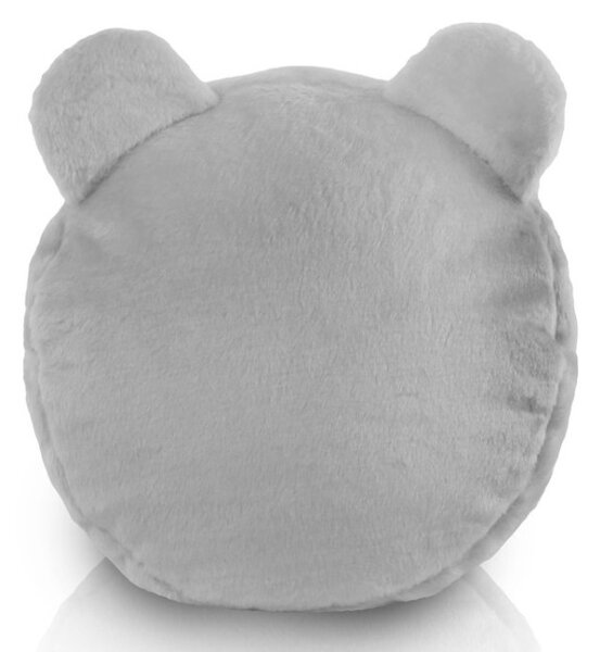 Plyšová podnožka TEDDY Yeti sivá