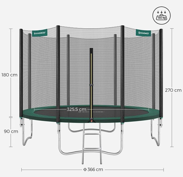 Trampolína STR10GN