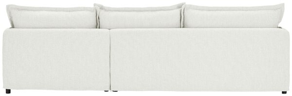 ROHOVÁ SEDAČKA, textil, biela Livetastic - Sedačky, Online Only