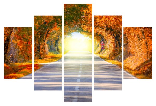 Obraz - Brána z korún stromov (150x105 cm)
