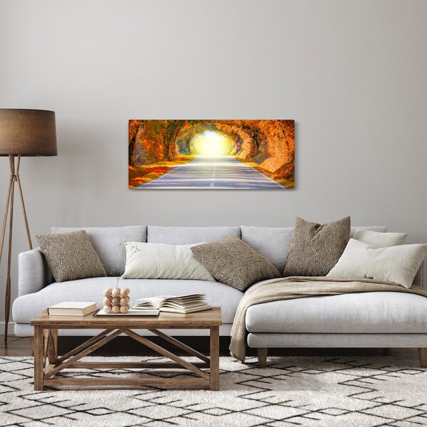 Obraz - Brána z korún stromov (120x50 cm)