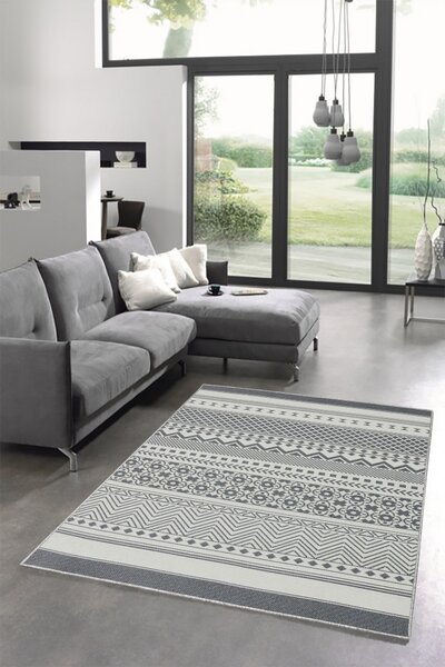ASIR Predsieňový koberec (100 x 200 cm) W1081 sivý