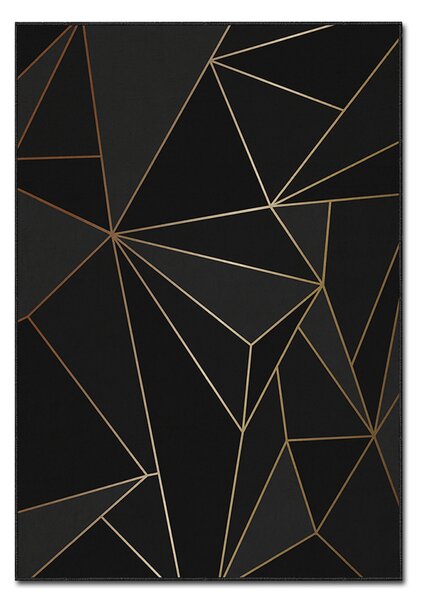 ASIR Koberec (160 x 230) ASR CRPT-107 černý geometrický vzor