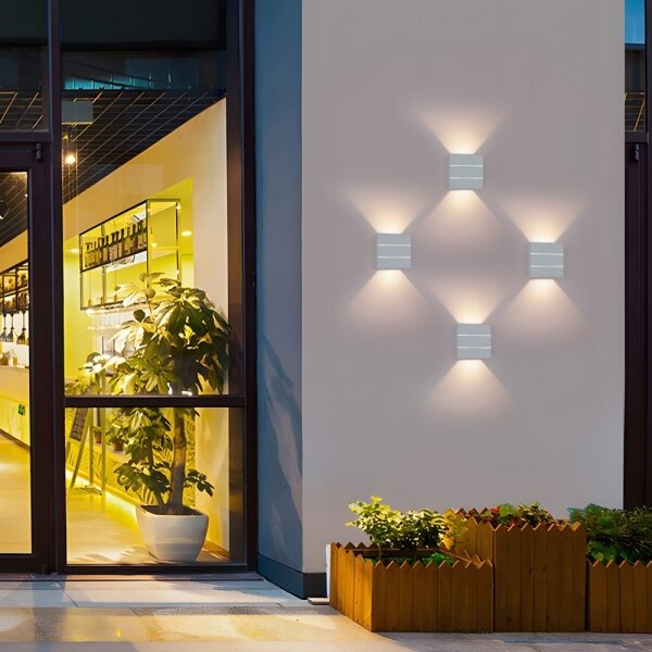 Immax 08521L - LED vonkajšie nástenné svietidlo LUXLINE 6W/230V 3000K IP54 biele