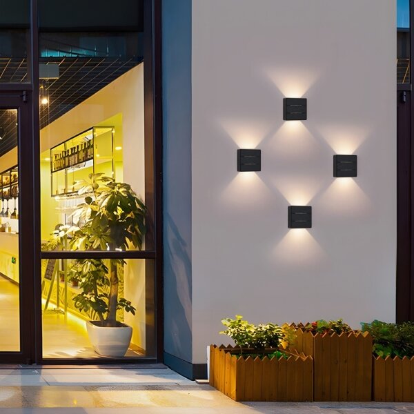 Immax 08520L - LED vonkajšie nástenné svietidlo LUXLINE 6W/230V 3000K IP54 čierne