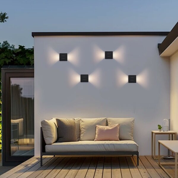 Immax 08520L - LED vonkajšie nástenné svietidlo LUXLINE 6W/230V 3000K IP54 čierne