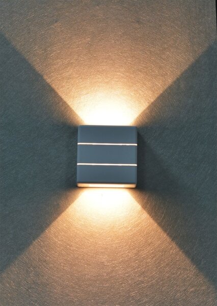 Immax 08521L - LED vonkajšie nástenné svietidlo LUXLINE 6W/230V 3000K IP54 biele
