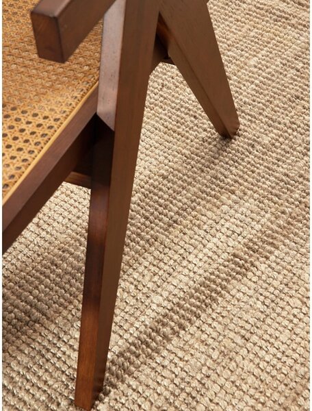 Krémový jutový okrúhly koberec ø 160 cm Bouclé Jaipur – Hanse Home