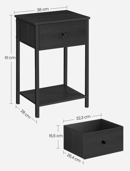 Nočný stolík LGS021B21