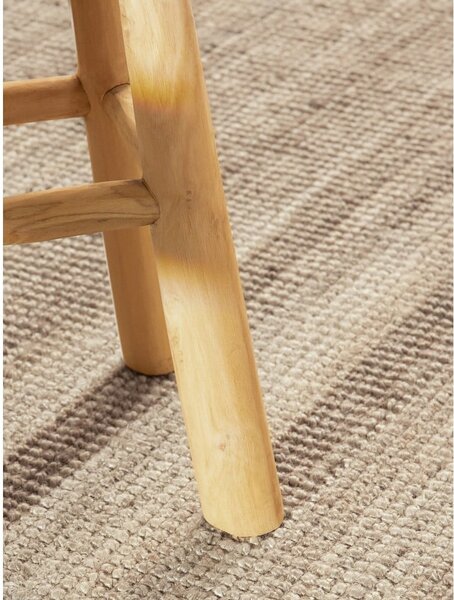 Jutový okrúhly koberec taupe ø 160 cm Bouclé Jaipur – Hanse Home