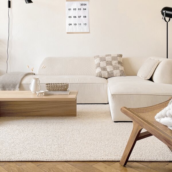 BT Carpet , Kusový koberec Wolly 102843, 60x90, biela, obývacia izba