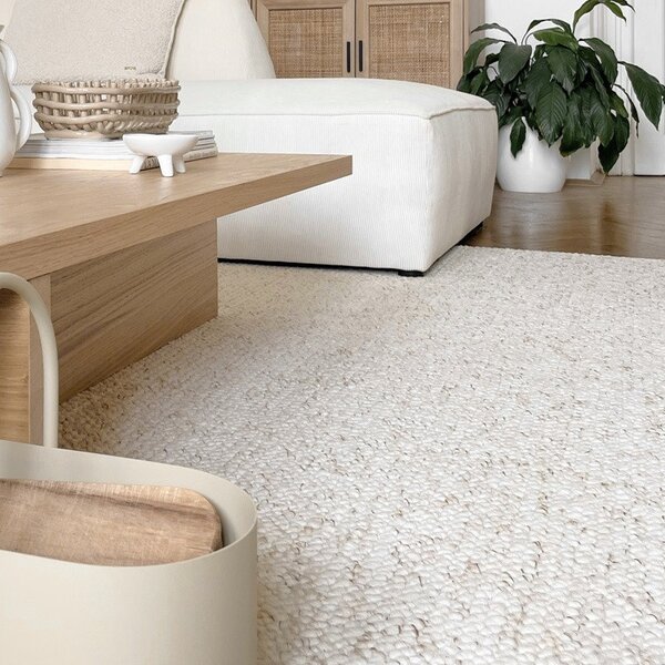 BT Carpet , Kusový koberec Wolly 102843, 60x90, biela, obývacia izba