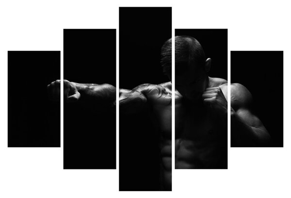 Obraz - Úder päsťou (150x105 cm)